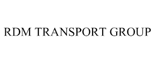 RDM TRANSPORT GROUP