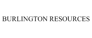 BURLINGTON RESOURCES