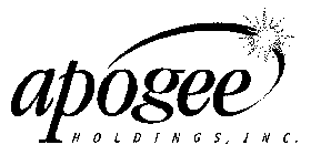 APOGEE HOLDINGS, INC.