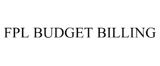 FPL BUDGET BILLING