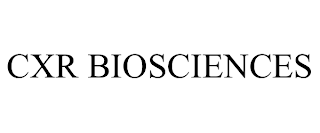 CXR BIOSCIENCES