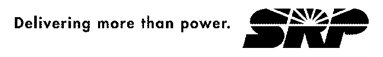 DELIVERING MORE THAN POWER. SRP