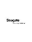 SEAGATE EVERY IDEA, A REVOLUTION