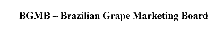 BGMB - BRAZILIAN GRAPE MARKETING BOARD