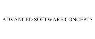 ADVANCED SOFTWARE CONCEPTS