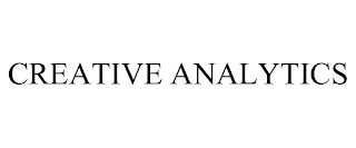 CREATIVE ANALYTICS