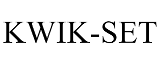 KWIK-SET