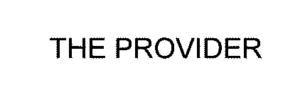 THE PROVIDER