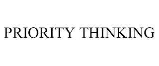 PRIORITY THINKING