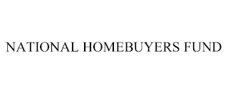 NATIONAL HOMEBUYERS FUND