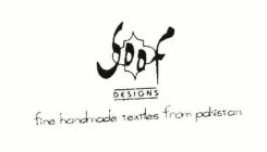 SOOF DESIGNS FINE HANDMADE TEXTILES FROM PAKISTAN