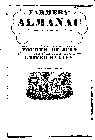 FARMERS' ALMANAC FOR THE YEAR OF OUR LORD BEING BISSEXTILE, OR LEAP YEAR, AND UNTIL THE FOURTH OF JULY THE YEAR OF THE INDEPENDENCE OF THE UNITED STATES SUCCESSORS TO DAVID YOUNG, PHILOM.