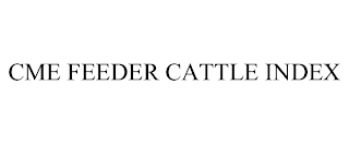 CME FEEDER CATTLE INDEX