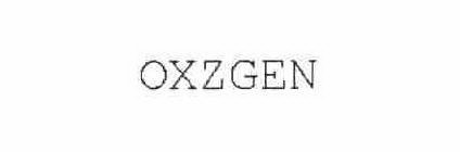 OXZGEN