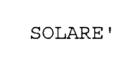 SOLARE'