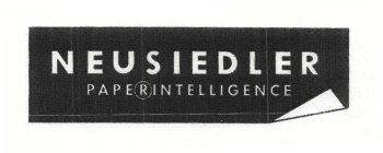 NEUSIEDLER PAPERINTELLIGENCE