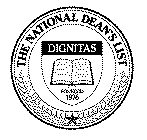 THE NATIONAL DEAN'S LIST DIGNITAS FOUNDED 1976