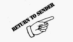 RETURN TO SENDER