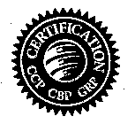 CERTIFICATION CCP CBP GRP