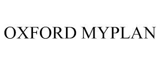 OXFORD MYPLAN