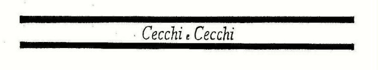 CECCHI E CECCHI