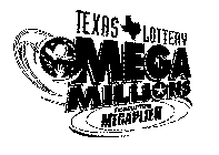 TEXAS LOTTERY MEGA MILLIONS FEATURING MEGAPLIER