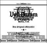 1955 VOLL-DAMM 1955 THE GENUINE BEER CHARACTER VOLL-DAMM DOBLE MALTA DAS ORIGINALE MARZENBIER 1955 AUGUST KUENTZMANN DAMM FUNDADOR DE CERVEZAS DAMM 1876 THE GENUINE BEER CHARACTER VOLL-DAMM