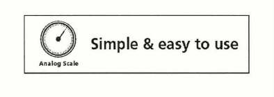 ANALOG SCALE SIMPLE & EASY TO USE