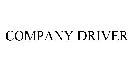 COMPANY DRIVER