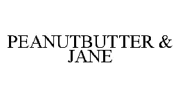 PEANUTBUTTER & JANE