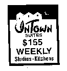 INTOWN SUITES $155 WEEKLY STUDIOS · KITCHENS