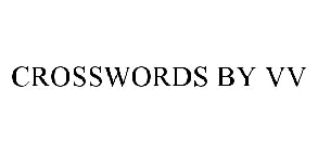 CROSSWORDS BY VV