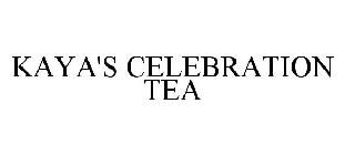 KAYA'S CELEBRATION TEA