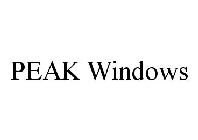 PEAK WINDOWS