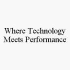 WHERE TECHNOLOGY MEETS PERFORMANCE