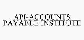 API-ACCOUNTS PAYABLE INSTITUTE