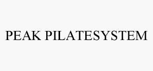 PEAK PILATESYSTEM