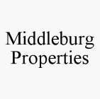 MIDDLEBURG PROPERTIES