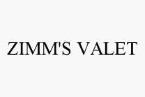 ZIMM'S VALET