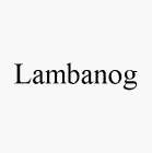 LAMBANOG