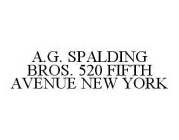 A.G. SPALDING BROS. 520 FIFTH AVENUE NEW YORK