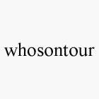 WHOSONTOUR