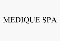 MEDIQUE SPA