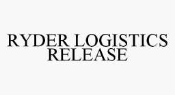 RYDER LOGISTICS RELEASE