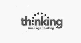 THINKING ONE PAGE THINKING