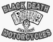 BLACK DEATH MOTORCYCLES LVI TRC MRB DJM SML HKM DAD JD JOKER TF  7 8 A  RIP EVOLUTION