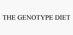 THE GENOTYPE DIET