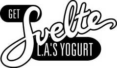 GET SVELTE L.A.'S YOGURT