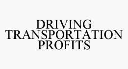 DRIVING TRANSPORTATION PROFITS