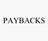 PAYBACKS